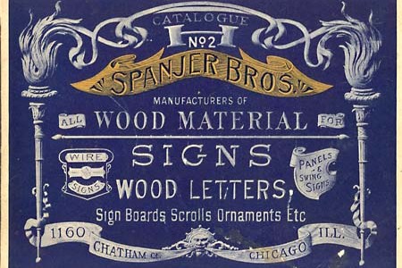 Spanjer Bros. Wood Letters